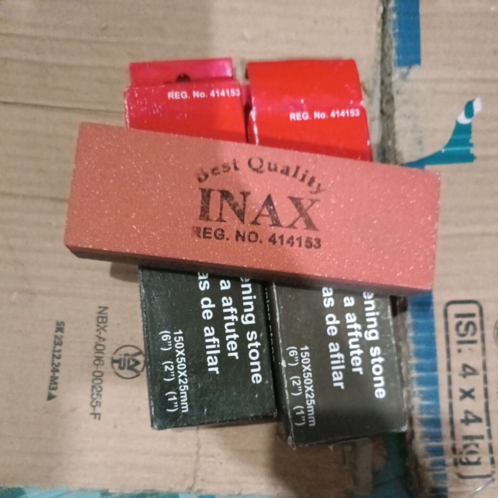 (1pcs) ungkal inax 6" pendek || batu asah || kosekan