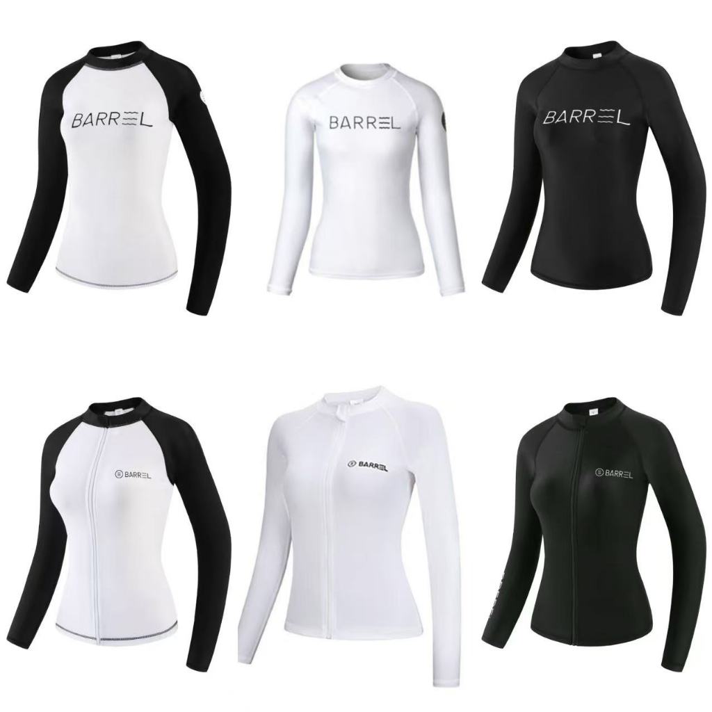 BARREL/Korean swimsuit women's long sleeved sun protection quick drying diving suit conservative sli
