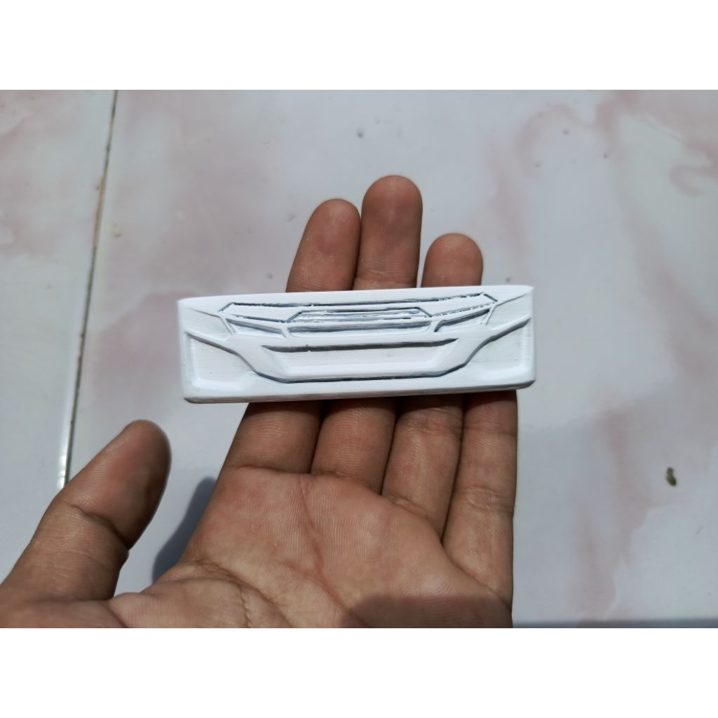 skala truk plastik bemper miniatur jb5/jetbus 5 bisa untuk kabin baladewe