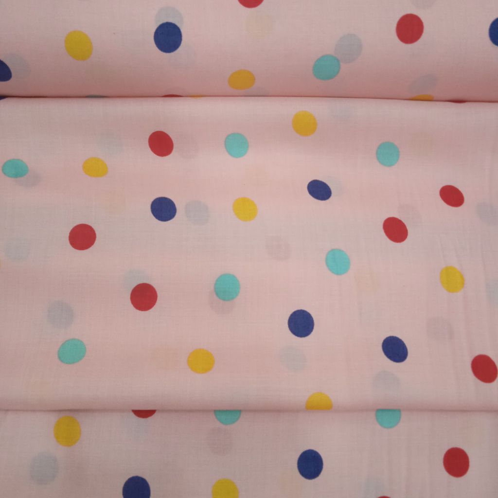 KAIN KATUN RAYON VISCOUS PREMIUM IMPORT POLKADOT