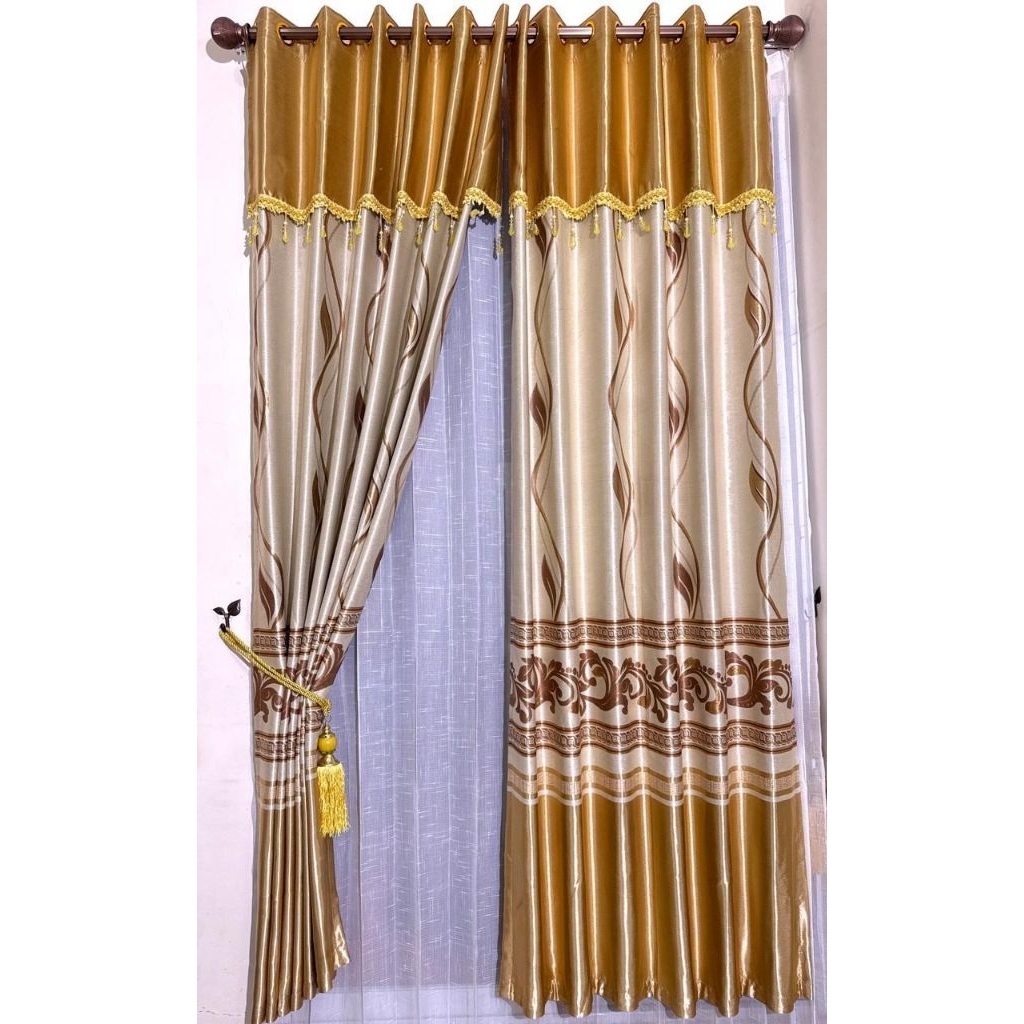 Gorden Blackout Glossy Gorden Imfort Premium Tebal Mewah Gorden Jendela  Gorden Pintu