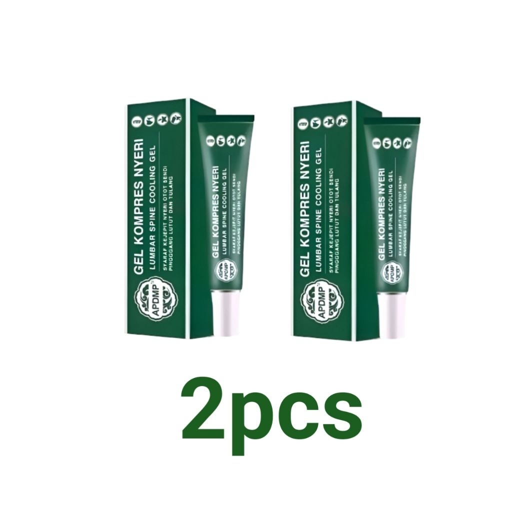 (2pcs)Lumbar Cold Compress Gel Lumbar Spine Cooling Gel APGMP Lumbar Cream Lutut Gel Nyeri Pinggang