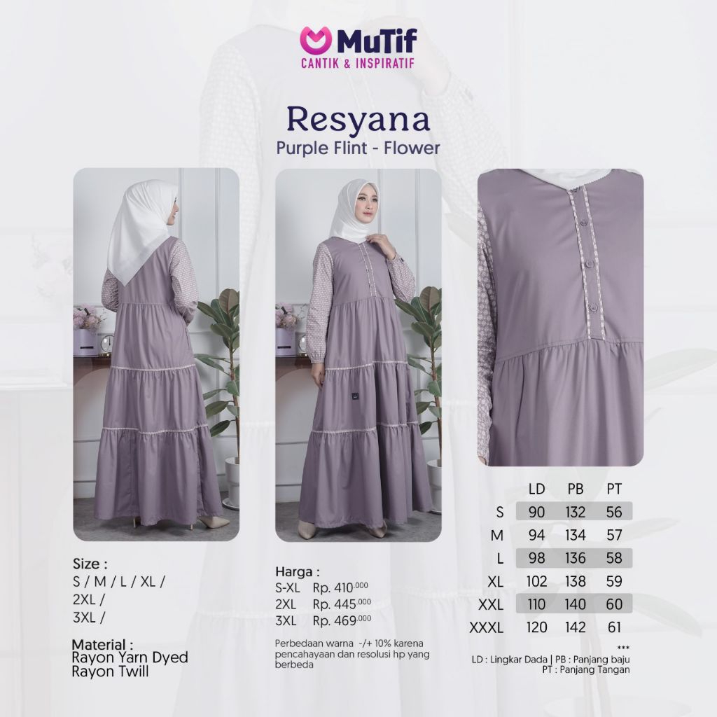 GAMIS MUTIF RESYANA NEW ARRIVAL