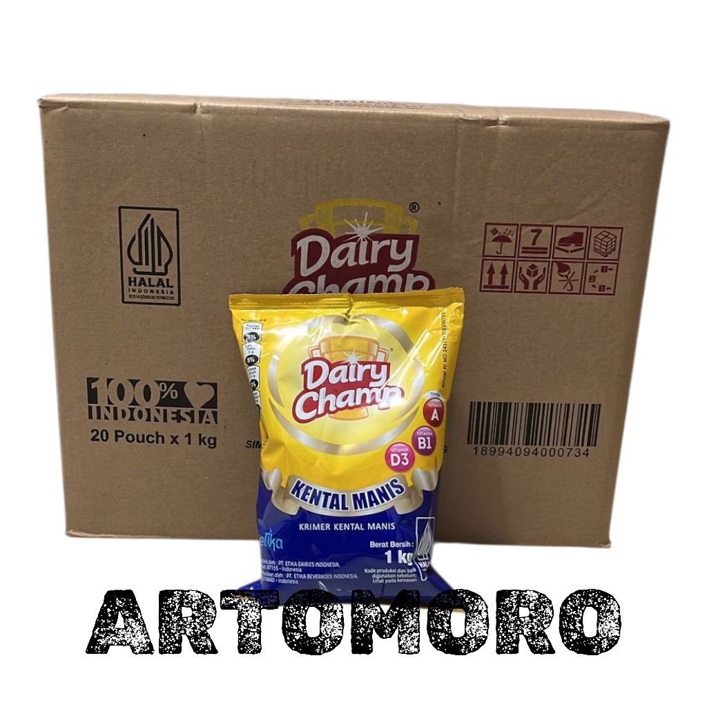Susu Kental Manis Dairy Champ (KARTON) 1Kg & 2.5Kg/KRIM KENTAL MANIS