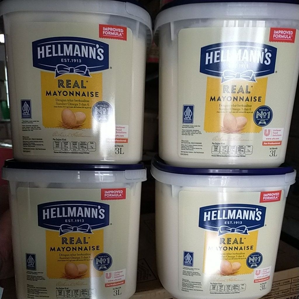 Mayonaise Hellmann's 3 Ltr / Mayonaise / Mayones