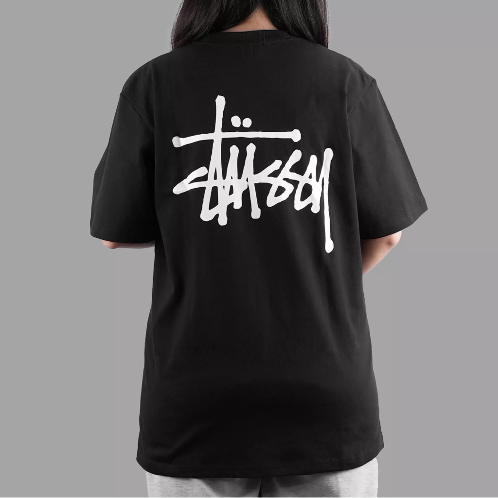 Stussy basic black tee