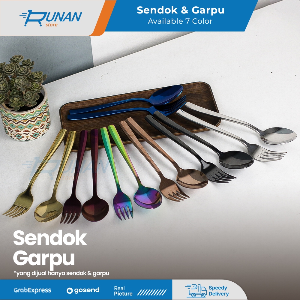 Sendok Stainless Tebal Cafe Restaurant Spoon - Sendok Makan Hotel Dinner Spoon