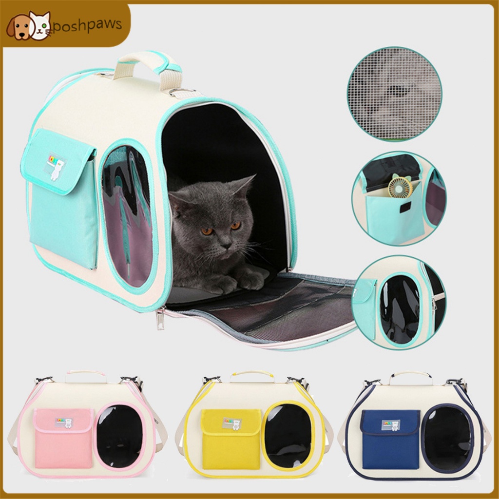 PoshPaws Kucing Ransel Hewan Tas Hewan Astronot Tas Travel Hewan Tas Pet tas kucing