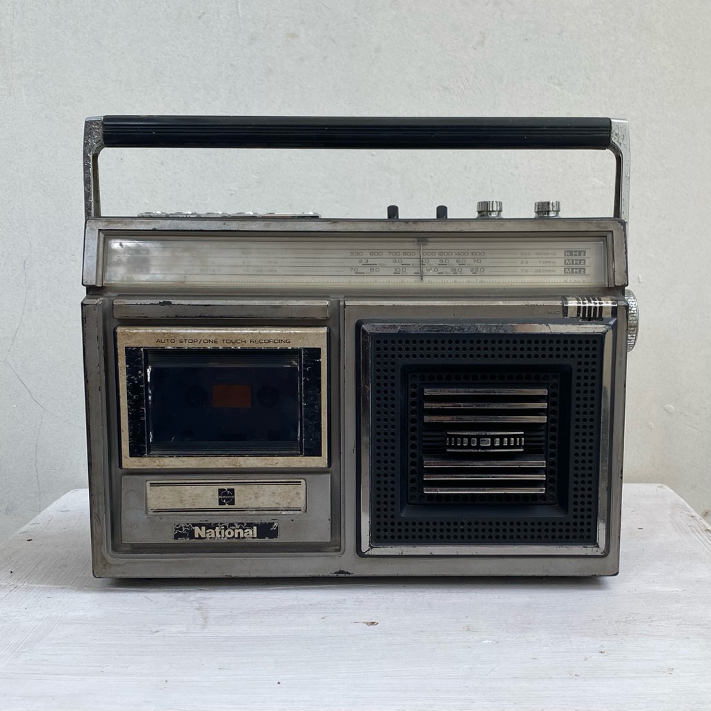 Radio Tape Jadul Boombox National Normal