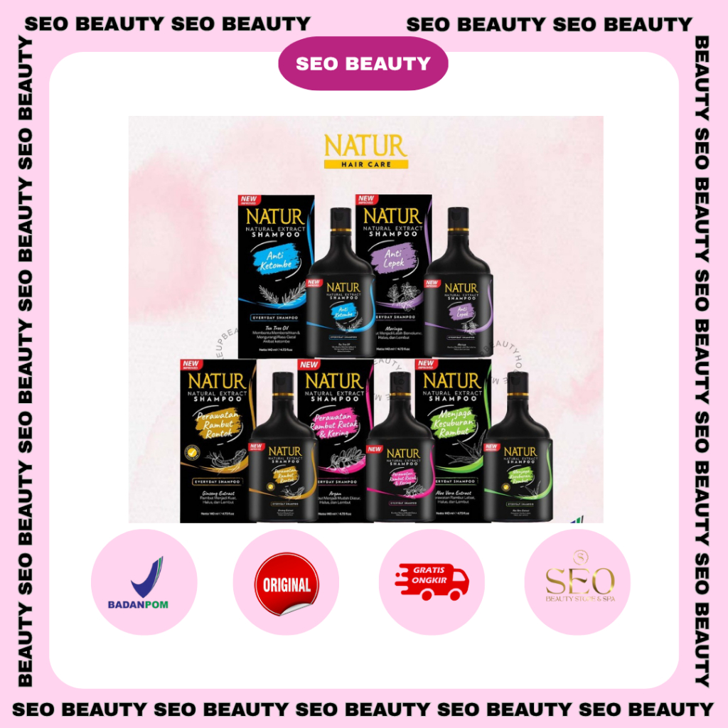 NATUR HAIR SHAMPO SERIES LENGKAP - NATUR EVERYDAY SHAMPO