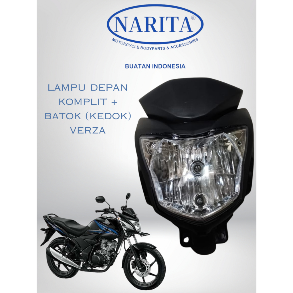 0514301 Lampu Depan Komplit + Batok ( Kedok ) Verza