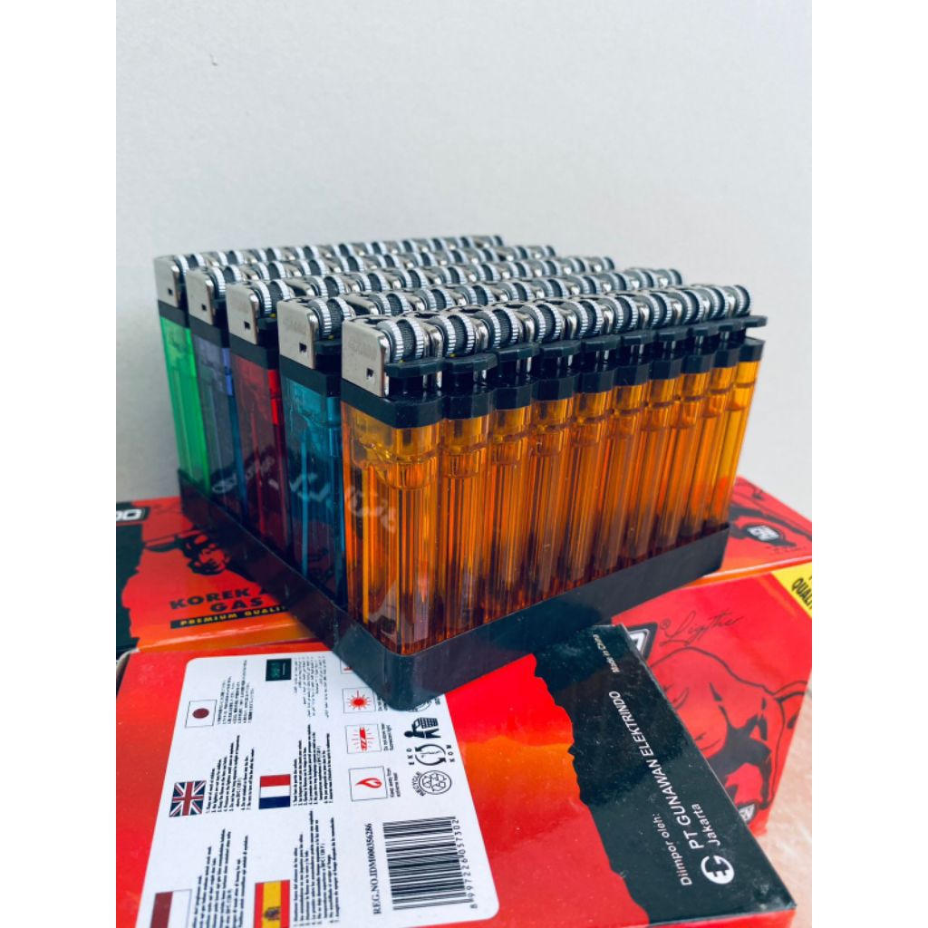 Korek Api Bull Roda G2000 ( 10 pcs ) parian warna