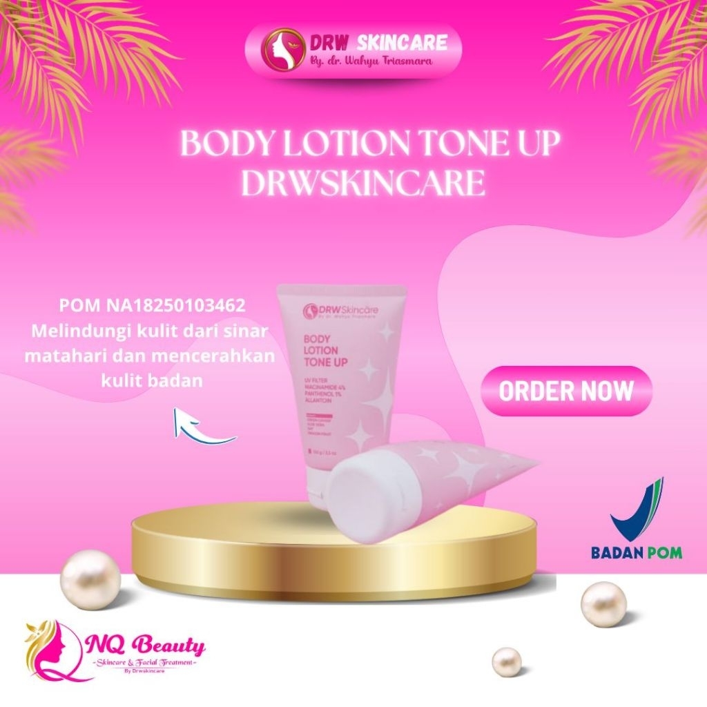 DRW skincare body lotion tune up solusi kulit cerah instan