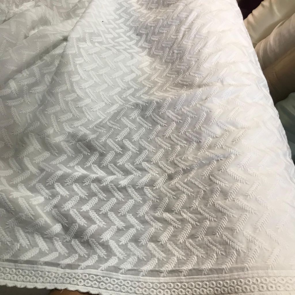 kain katun bordir - katun katbol - kain katun bordir meteran - katun bordir - kain butik