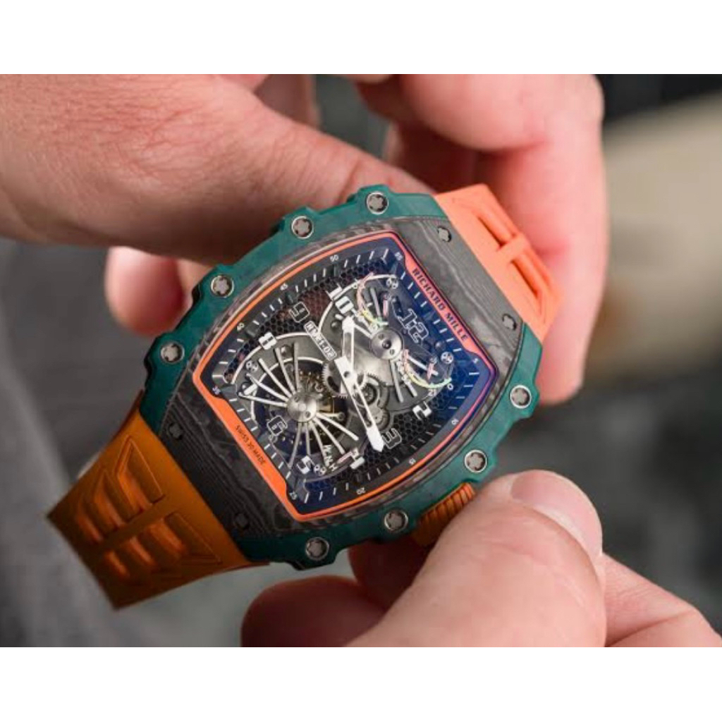 JAM TANGAN RM21-02 AREODYNE TOURBILLON SWISS MANUAL WINDING