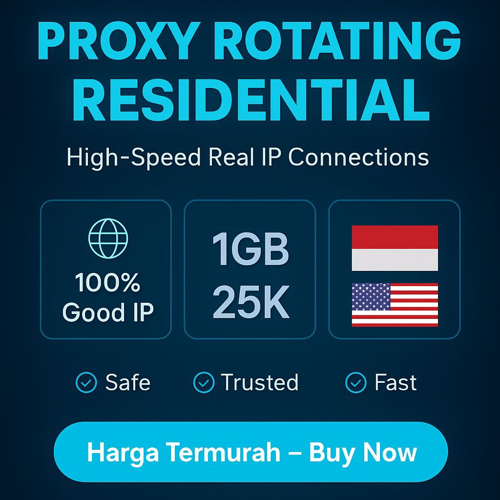 PROXY ROTATING RESIDENTIAL TERMURAH