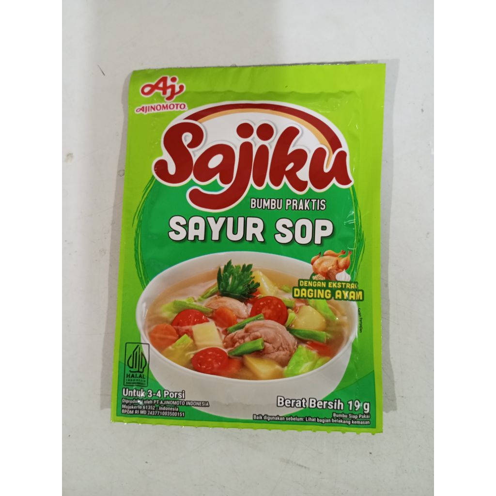Sajiku Bumbu Sayur Sop Praktis 19gr/Bumbu sop instan