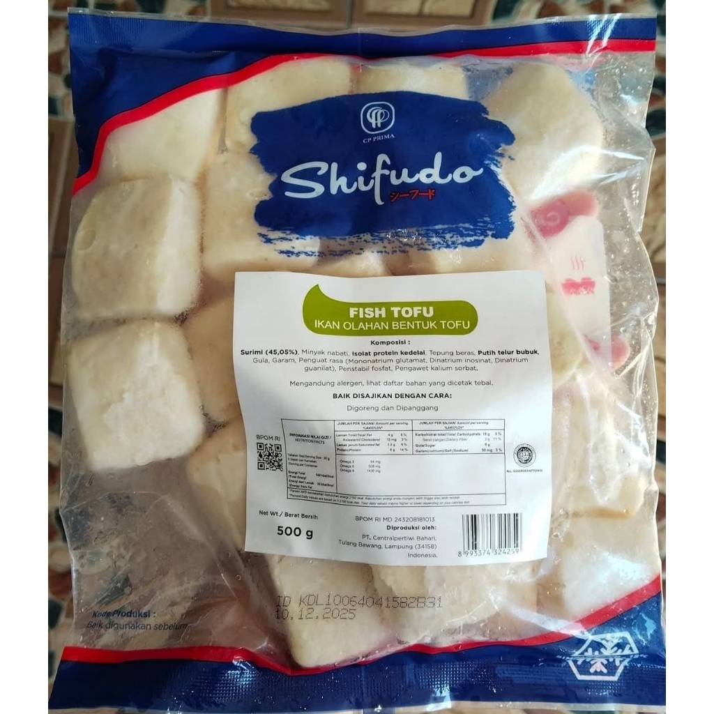 fish tofu shifudo 500gr / shifudo fish tofu