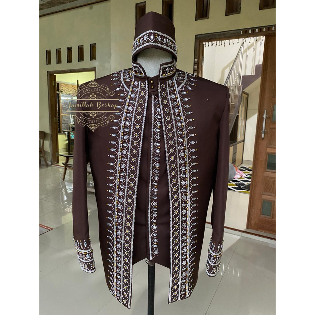 Beskap sunda || Beskap pengantin pria || Beskap adat sunda || Beskap mahogany || Beskap coklat || Be