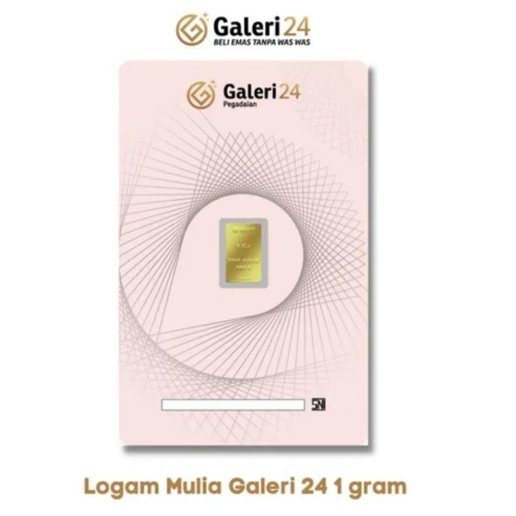 emas batangan 1 gr by pegadaian/ galeri 24