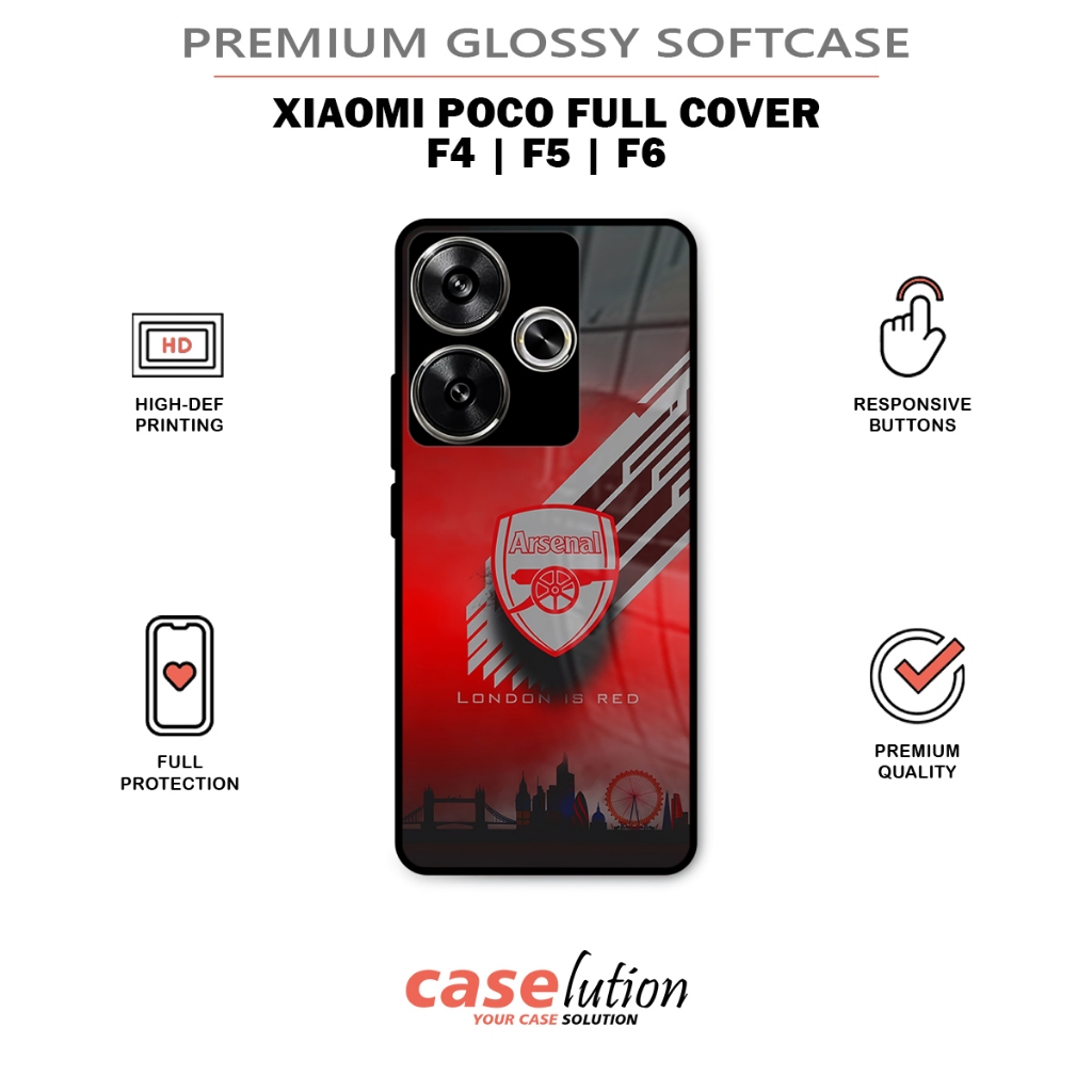 Glossy Softcase For XIAOMI POCO F4 | F5 | F6 [Ars*nal 2]