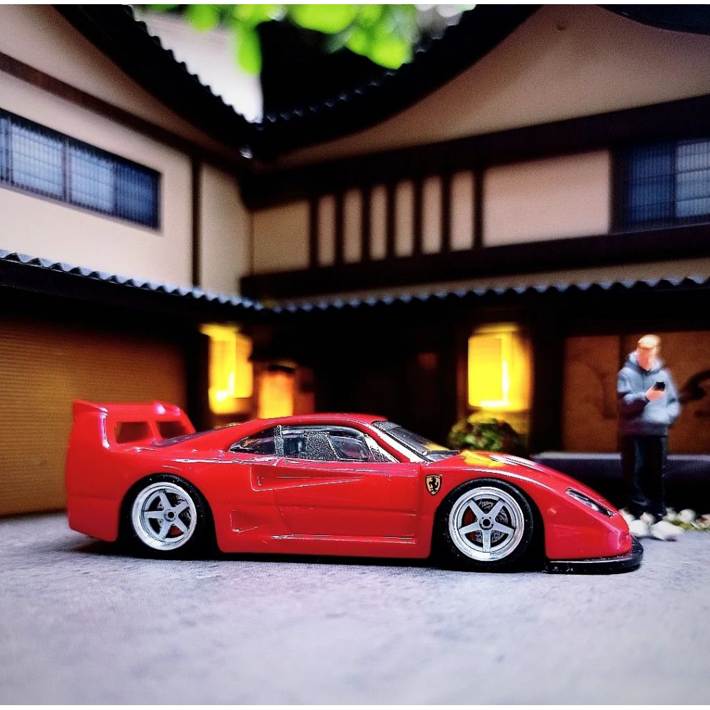 Hotwheels Ferrari F40 Competizione Merah Exotics - Loose