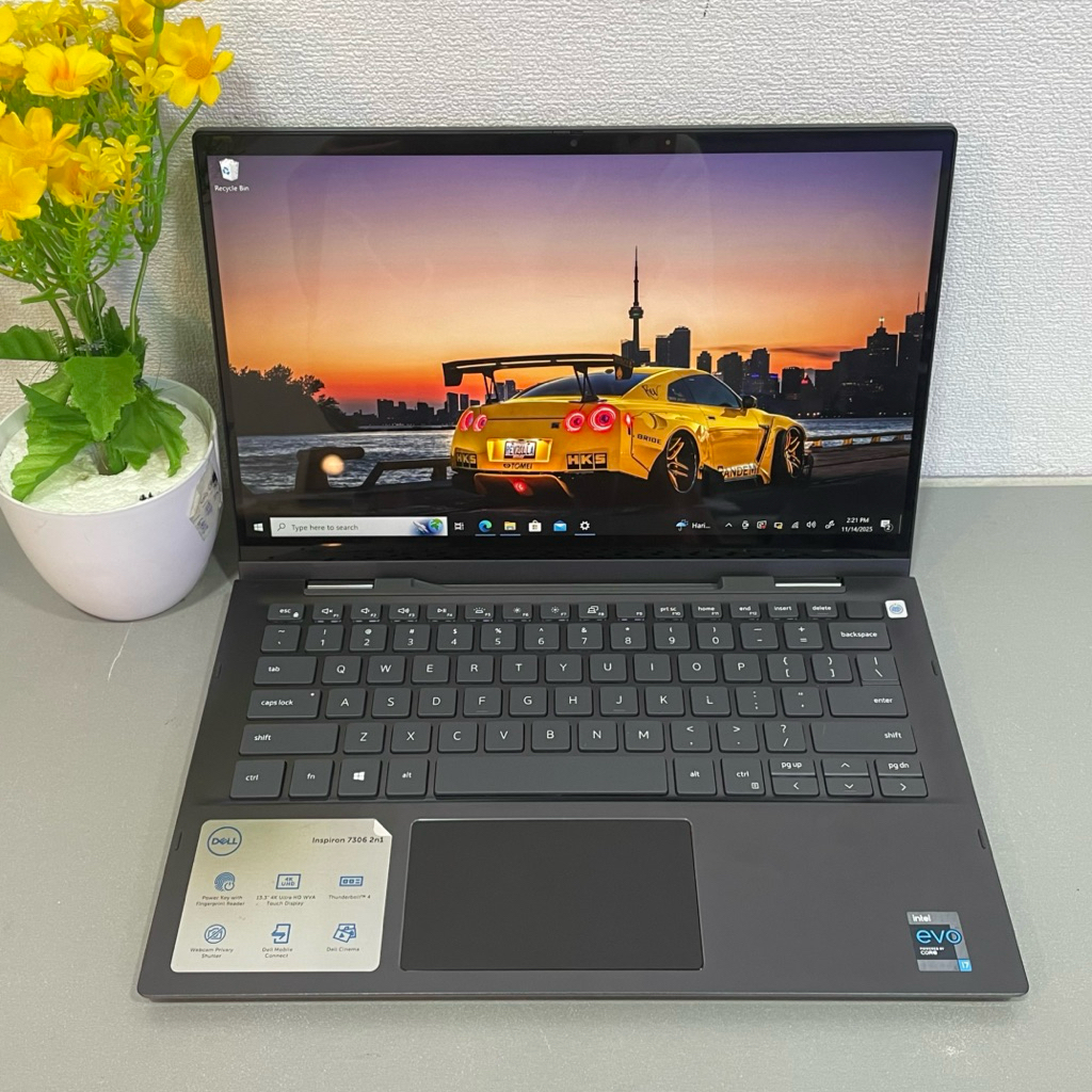LAPTOP DELL INSPIRON 7306 2IN1 TOUCHSCREEN RAM 16GB SSD 256GB INTEL CORE I7 GEN 11