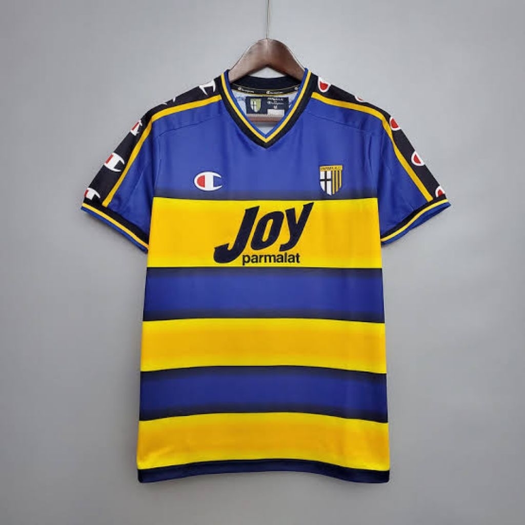 RETRO JRSY PARMA HOME 2001 2002 01/02 VINTAGE KLASIK GO PREMIUM SPONSOR VELVET