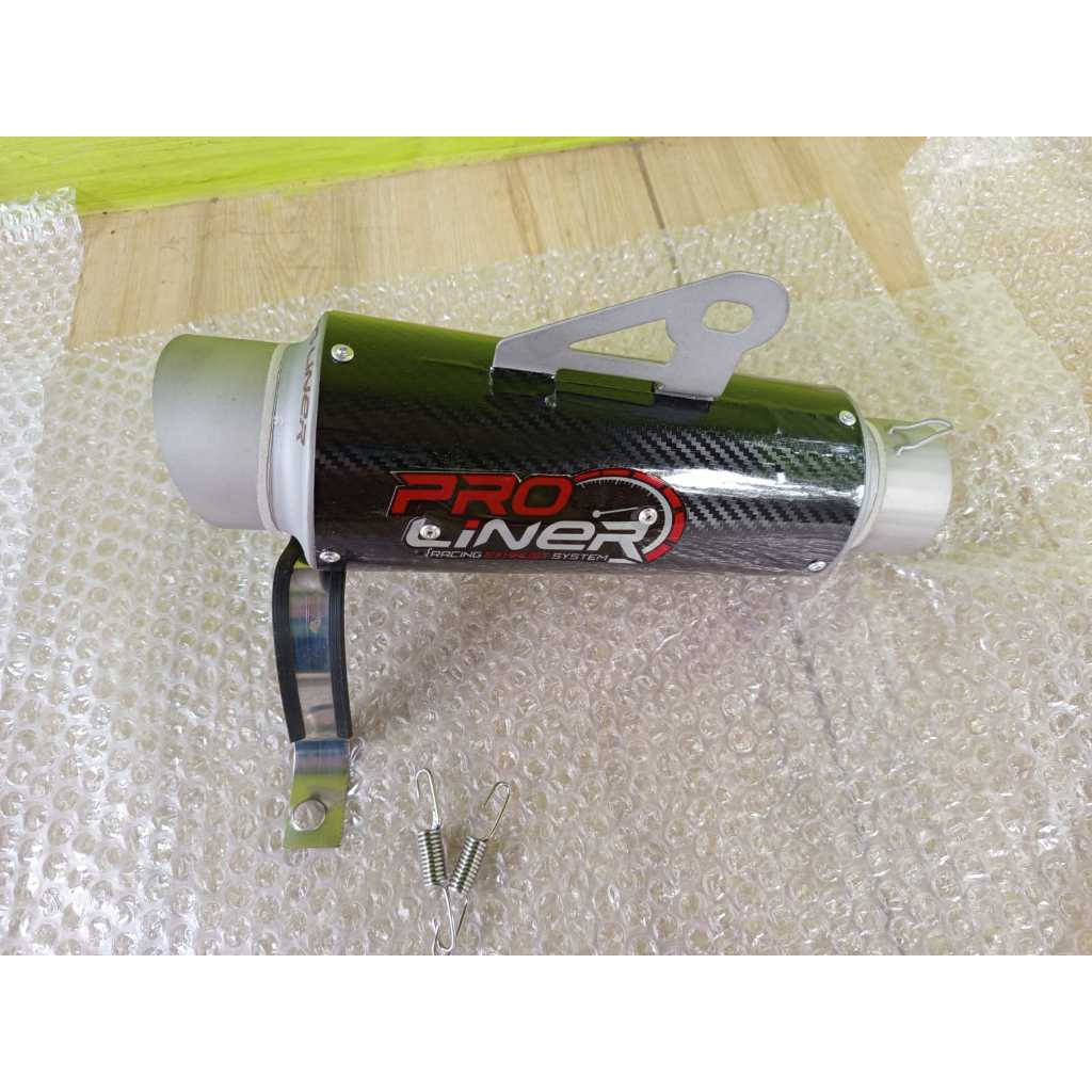 Knalpot Proliner Karbon Inlet 50 mm universal (silincer only)