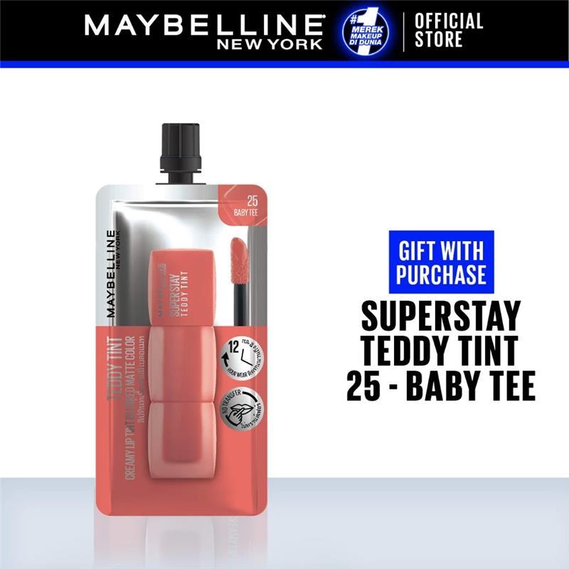 (FREE GIFT - DO NOT ORDER) MAYBELLINE OFFICIAL GWP D2C TEDDY TINT SACHET 30 COQUETTISH