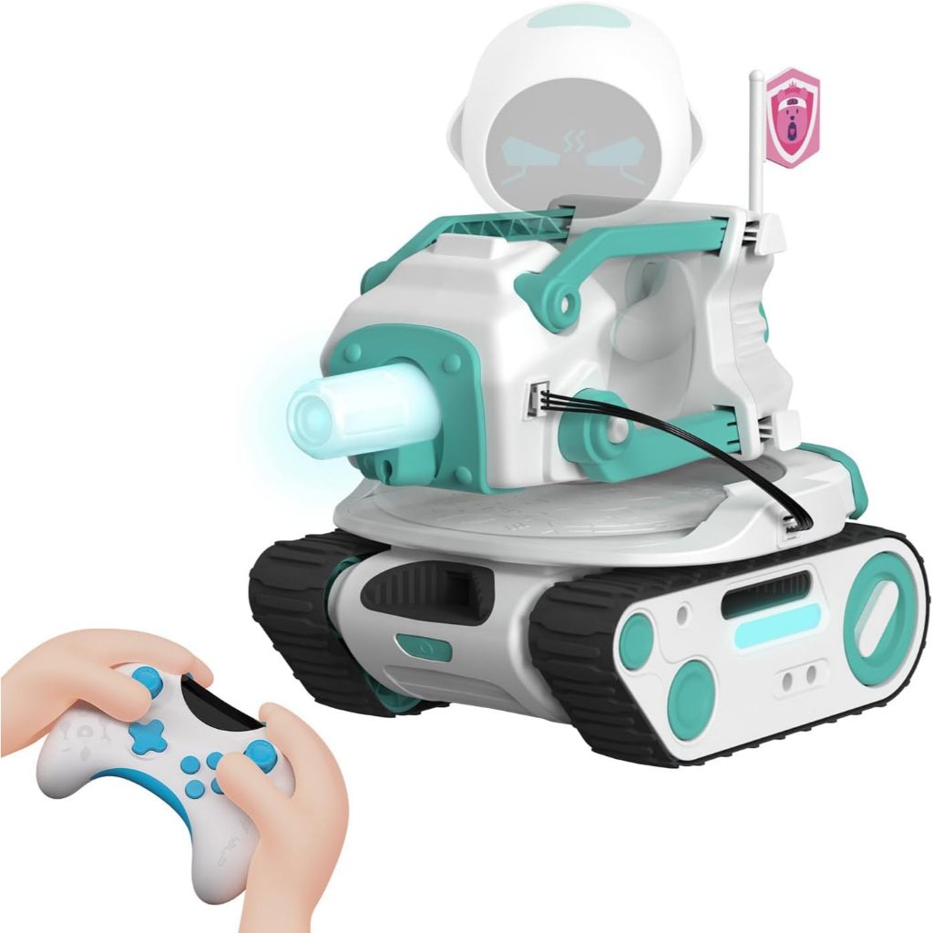 Panxer+Maticontroller - RC Battle Tank Compatible with Eilik Robots Blue/Pink/DQ/Sliver,