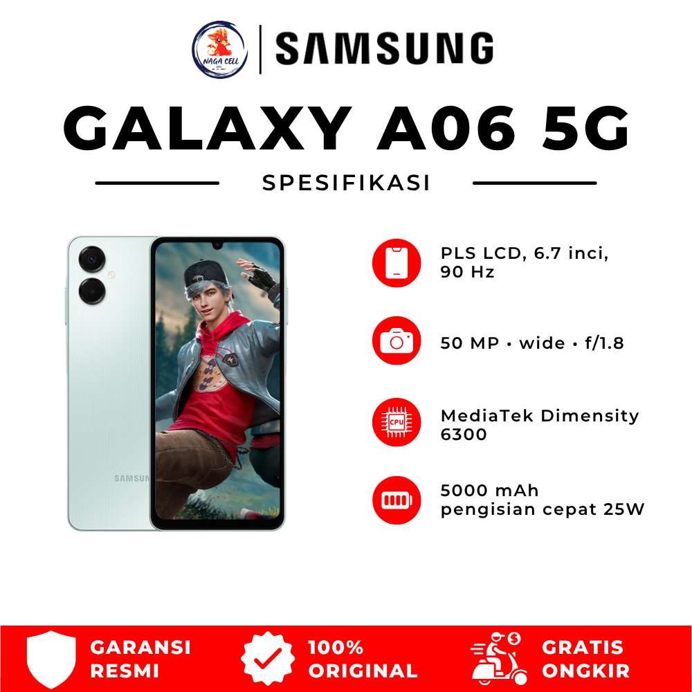 Samsung Galaxy A06 5G 6/128GB | Samsung Galaxy A06 5G Garansi Resmi