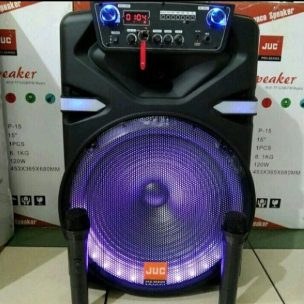Speaker Aktif Portable JUC 15 Inch Original