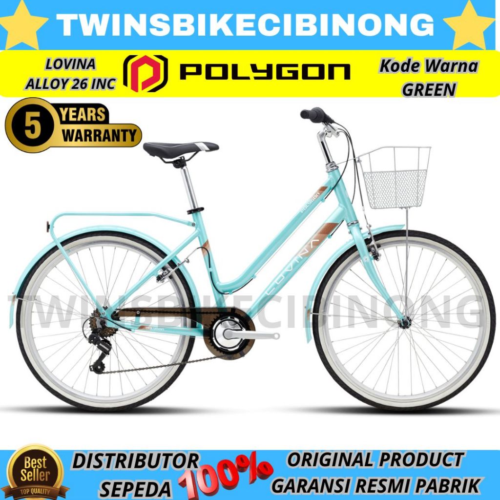 Sepeda Mini Citybike Polygon 26inc LOVINA ALLOY