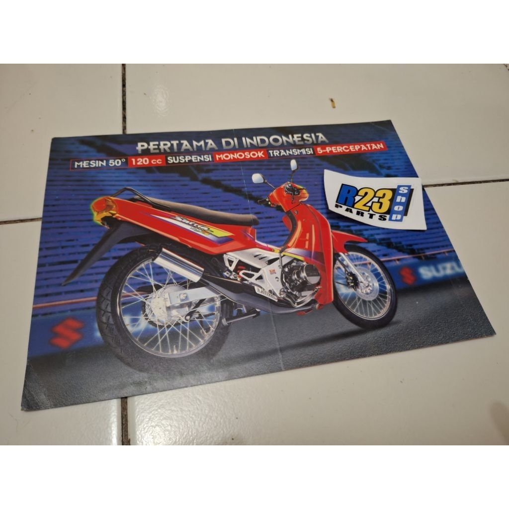 Brosur Satria 2 tak satria 5 speed satria120s
