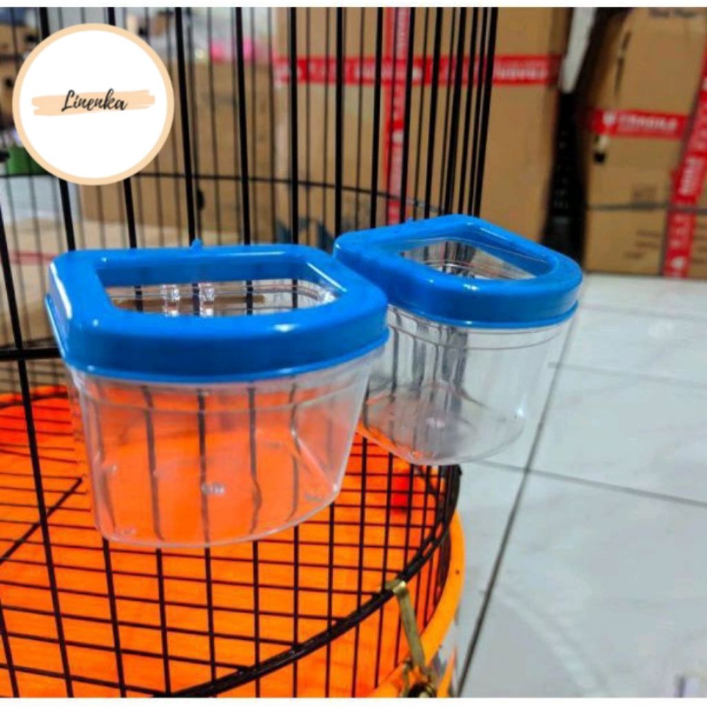 CEPUK TEMPAT PAKAN MINUM BURUNG CEPUK A1 WADAH MAKAN MINUM BURUNG LOVEBIRD MURAI