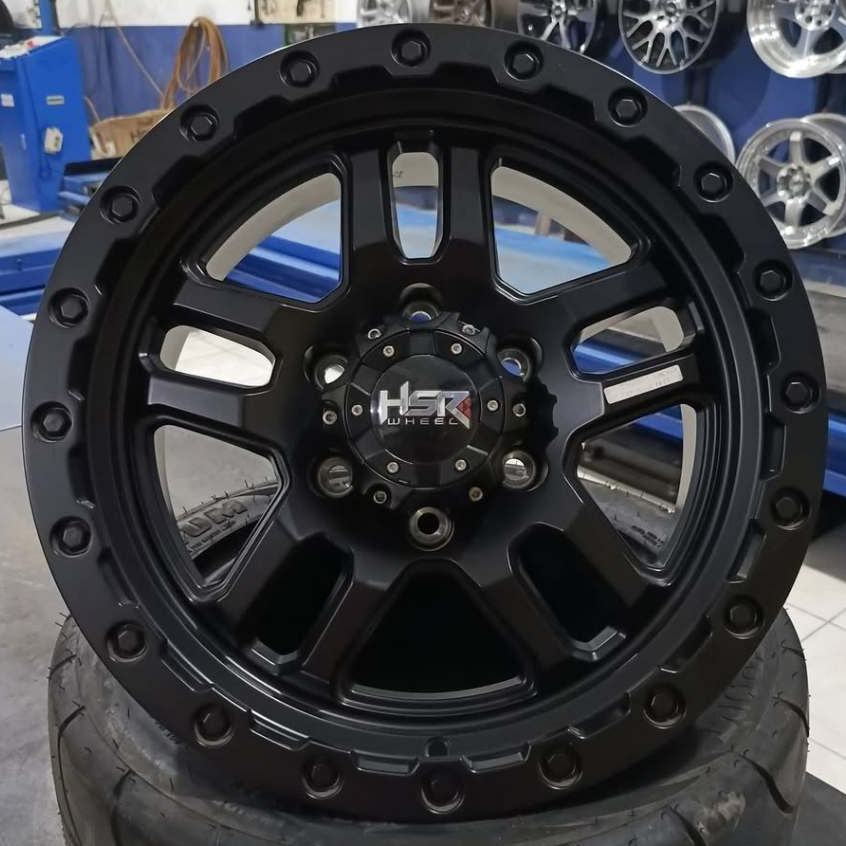 Velg Hsr Boruto Ring 17 Pcd 6x139.7 Cocok Untuk  Everest Dmax, mu-X, Panther New, Pickup