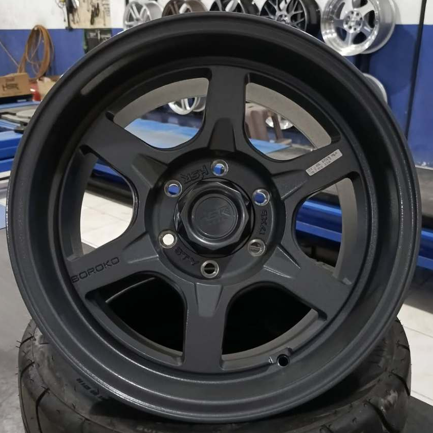 HSR STY Velg Mobil Ring 17 4 Pcs Grey |Velg Mobil HSR STY Ring 17 6X139.7 Grey