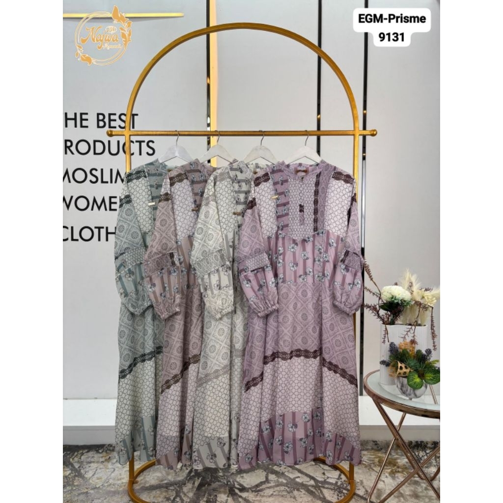 Midi dress Najwa jumbo EGM-Prisme