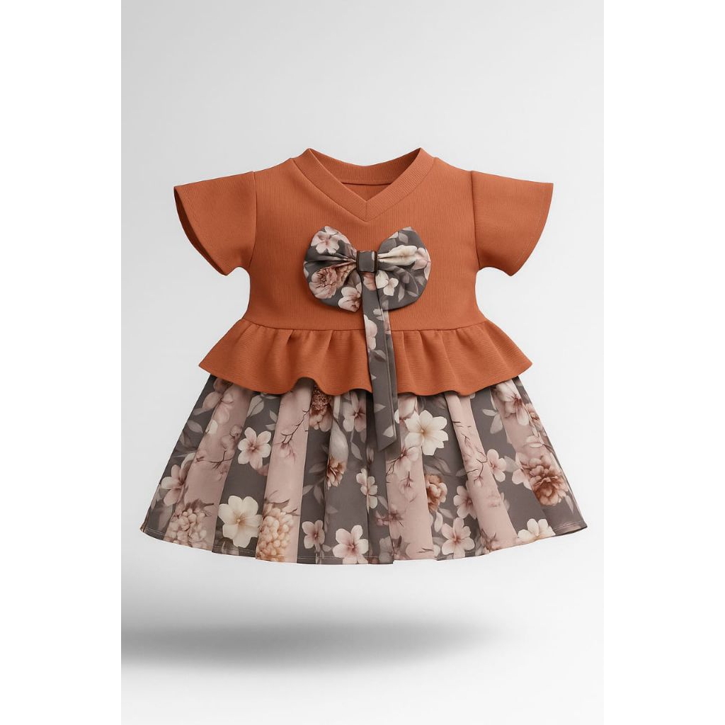 Dress Anak One Set Rok Motif 3