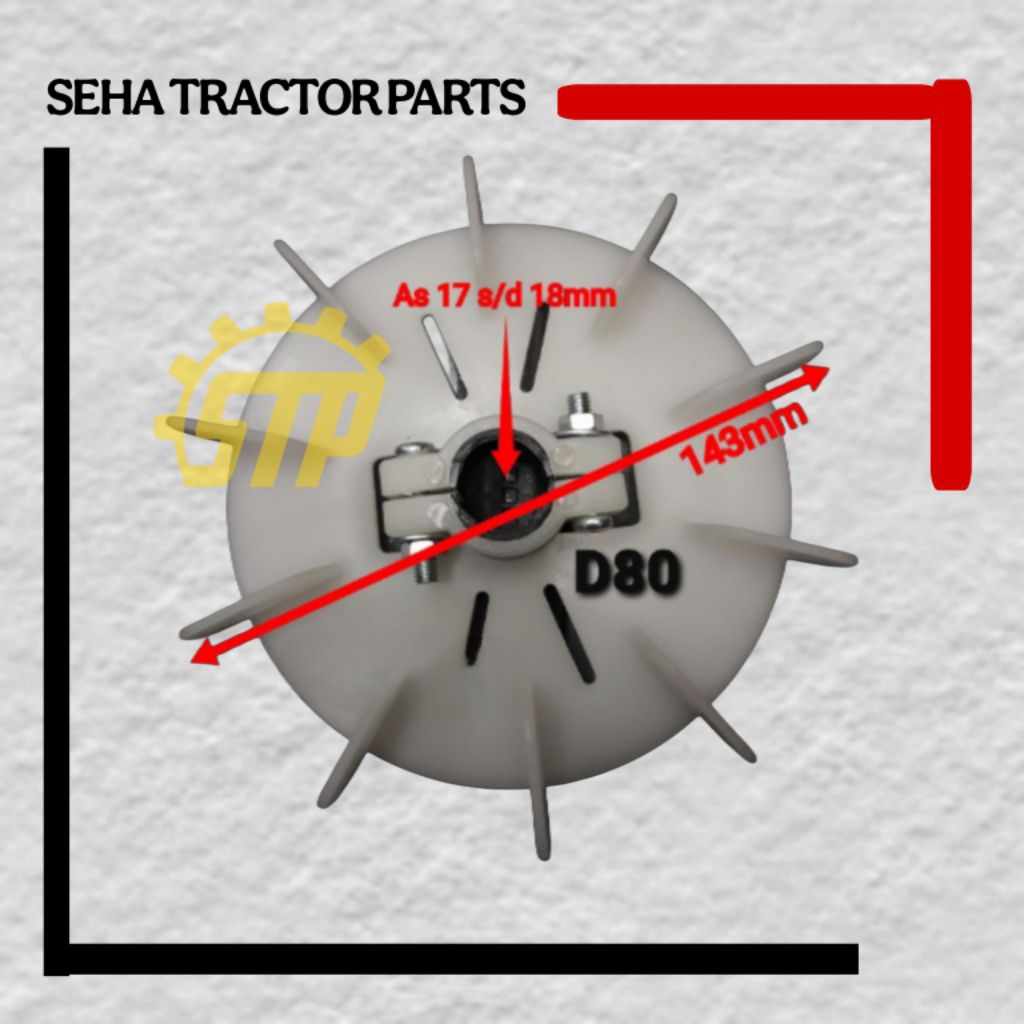 Kipas dinamo D80 kipas electro motor-External Fan