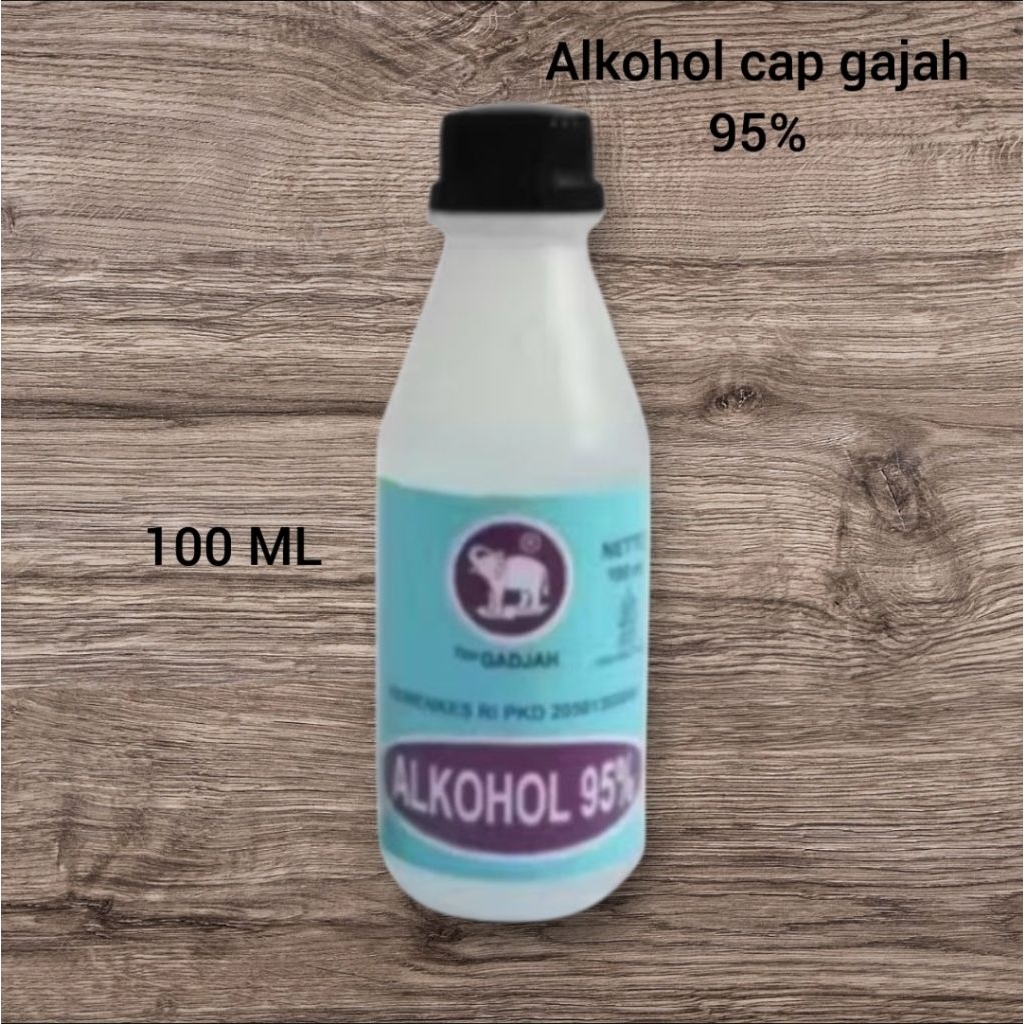 Alkohol cap gajah 95% 100 ml