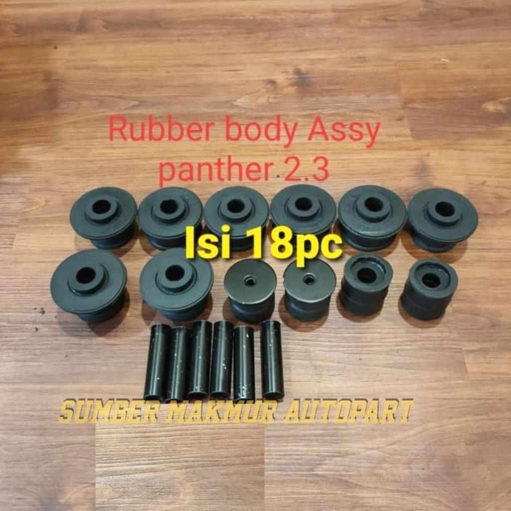 RUBBER BODY ASSY ISUZU PANTHER 2.3 TBR52 KARET BODY SET PANTHER 18PCS