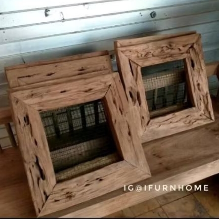 Frame Foto Kayu Jati Rustic Vintage