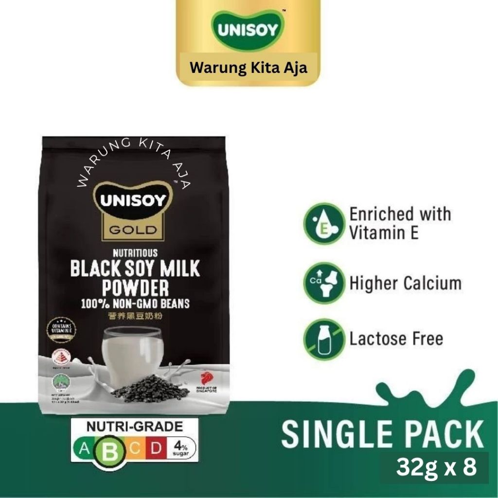 Unisoy Black Soy Organic Unisoy Nutritious Black Soya Milk Susu Kedelai Hitam Singapore