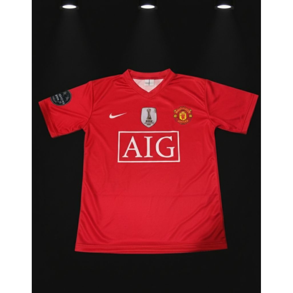 Jersey manchester united home 2008/2009 full print