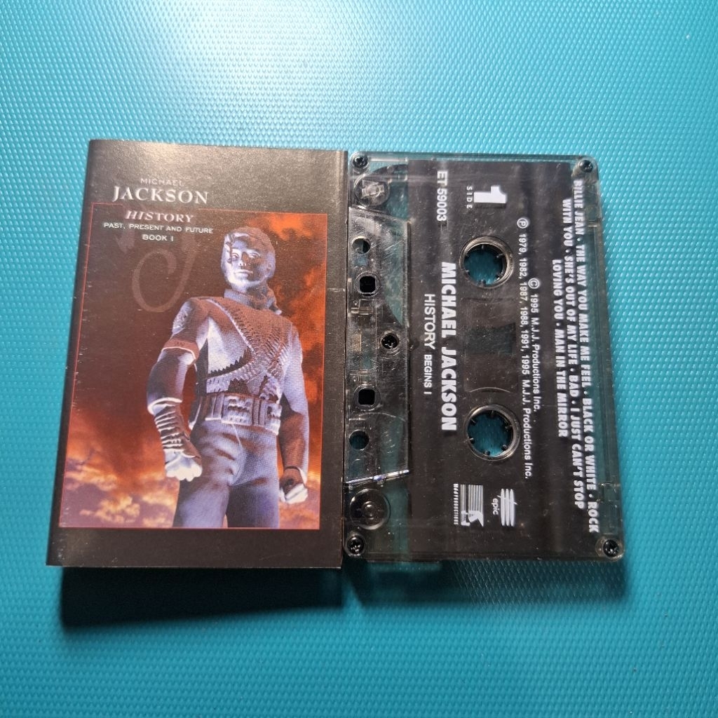 Kaset Pita Michael Jackson - History Begins 1 Second