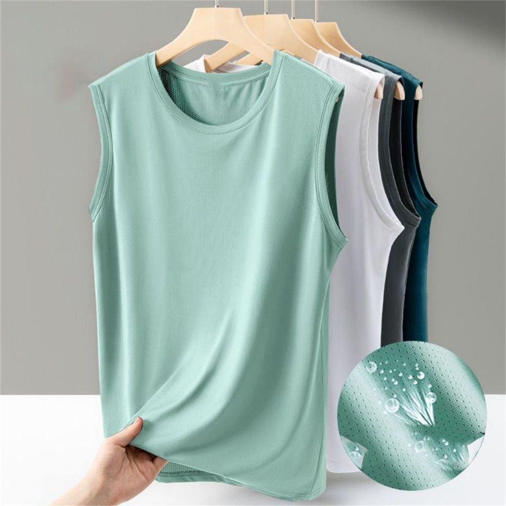 4 PCS Kaos singlet yukensi atasan pria polos kaos dalam singlet yukensi