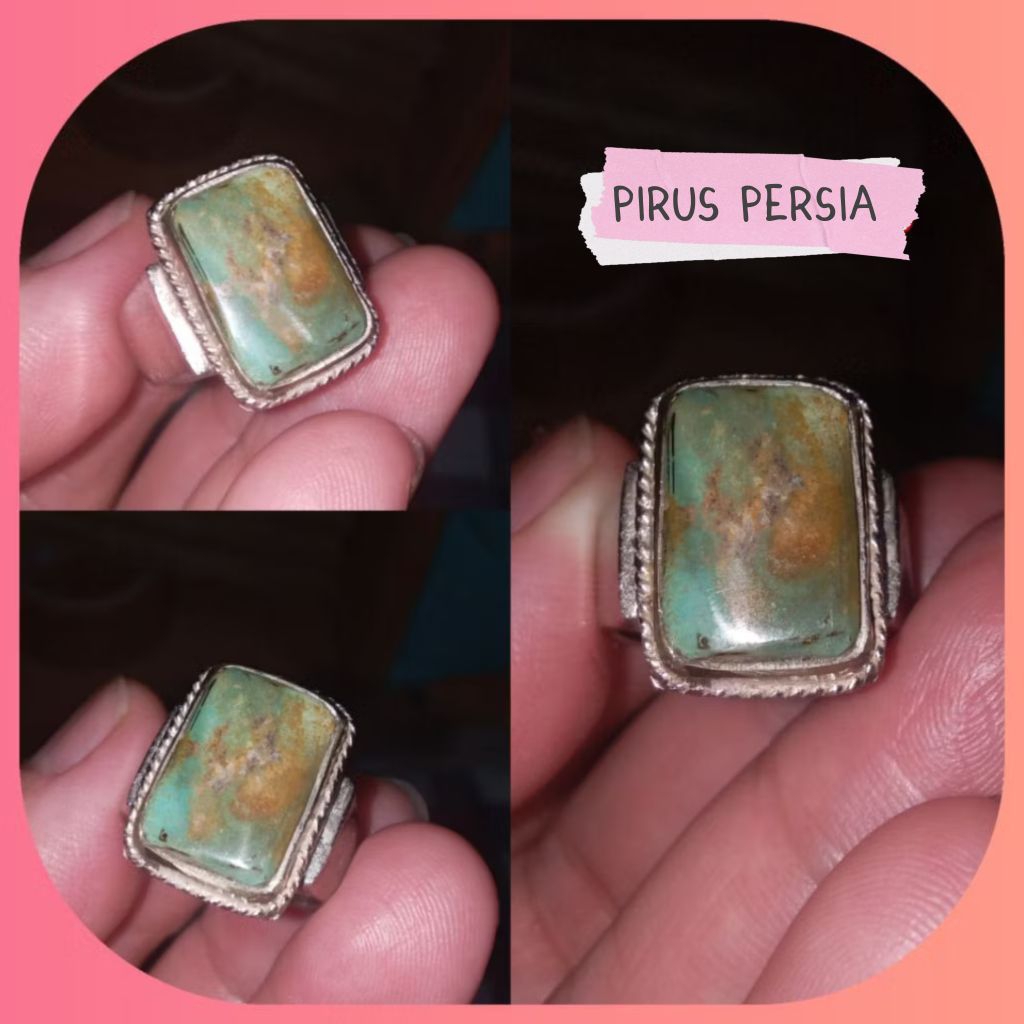 Cincin Pirus Persia Jadul pirus persia Asli Natural