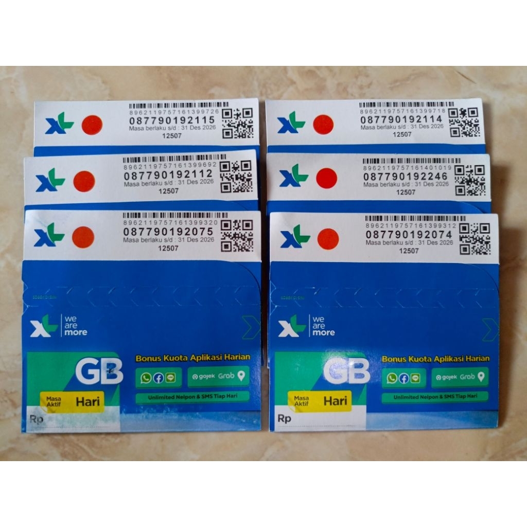 Kartu Perdana XL Kosongan Fresh [SEGEL]